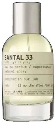 Frasco de referencia de Santal 33